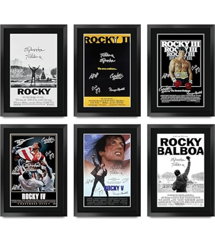 Photo Autographe Rocky Marciano A4 - Impression Qualité Cadre Noir - Cadeau Boxe, Collectionneurs - HWC Trading