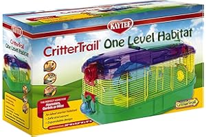 CRITTERTRAIL Kaytee CritterTrail- Hábitat de un nivel para animales pequeños, 1 unidad