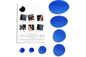 DJR Down Jacket Repair Patches Easy to Use, Pre-Cut, Self Adhesive Patches, Waterproof Fabric, Tear-Resistant Rip-Stop Nylon Fabric Patches For Clothing, Down Jacket Patches, Outdoor Gear - ROYAL BLUE