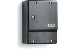 Steinel Twilight Switch NightMatic 3000 black, Photoelectric Lighting Controller, Night-Time Economy Mode