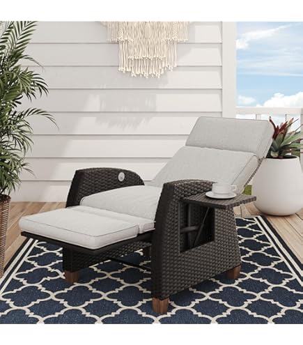 bellevue rattan recliner duet set