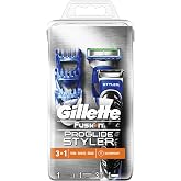 Gillette Fusion Proglide Styler 3-in-1 Adam i&ccedil;in su ge&ccedil;irmez d&uuml;zeltici, &uuml;&ccedil; değiştirilebilir tarak i&ccedil;eren herhangi bir y&uuml;z sa&ccedil;