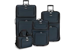 Travel Select Amsterdam - Trolley verticale espandibile, Marina Militare, 4-Piece Set, Set da 2 pezzi