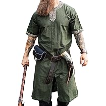 TNSLAND Mittelalter Gürteltasche Aus Kunstleder | Braune Hüfttasche Für LARP & Cosplay | 19x15x4cm