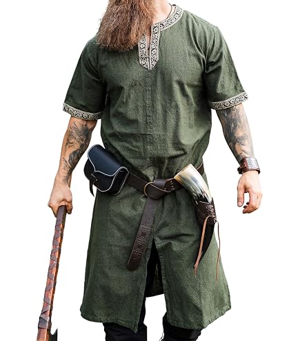 Armatura vichinga di pelle e squame LARP ⚔️ Negozio Medievale