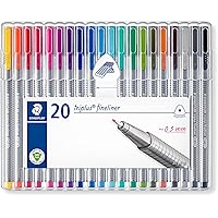 Staedtler 334 Trplus Fnelner Adult Colourng Pens - Cute Statonery