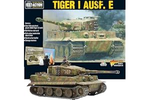 Warlord Games Tiger I Ausf. E – 1:56/28 mm – Modèle de réservoir en plastique de l'armée allemande à l'échelle 1/56/28 mm pour figurines très détaillées de la Seconde Guerre mondiale