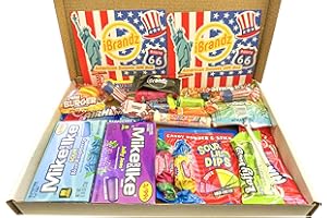 IBRANDZ American Sweets Gift Box American Candy Sweet Hamper. Sweet Box