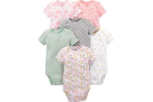 Simple Joys by Carter's Baby Girls' Bodysuit (Pack of 6)