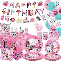 Forniture per Feste di Compleanno Artistiche,128pcs set di Stoviglie per Feste Artistiche, Piatto Feste di Artistiche & Striscione di Buon Compleanno