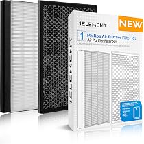 BAMBOOST FY2420/30 FY2422/30 Vervangingsfilter Voor Philips AC2889, AC2887, AC2882 & AC3829 - HEPA + Actief Koolfilter Serie 2000 En 3000 (1 Set)