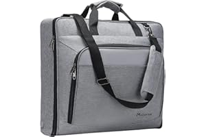 Modoker Suit Luggage Garment Bag with Shoulder Strap, Suit Carry on Bag Hanging Suitcase Garment Bags for Men Women Business Travel