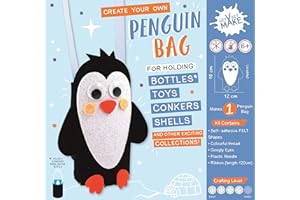 Express Yourself MIP Get Set Make Create Your Own Penguin Bag/Bottle Holder Kids Craft Kit for Kids GSET019