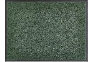 ‎ANDIAMO andiamo Fußmatte Verdi - rutschfeste Schmutzfangmatte innen für den Eingangsbereich - ideal als Türmatte oder Fußabtreter für die Haustür 80 x 120 in Dunkelgrün