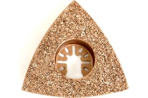 QAB78CR Antler 78mm Carbide Rasp Blade Compatible with Black & Decker Dewalt Stanley Worx F30 Erbauer Oscillating Multitool