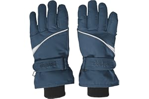 Playshoes Unisex Kinder Finger Winter-Handschuhe mit Klettverschluß