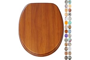 Sanilo Sedile WC, grande scelta di belli copriwater da legno robusto e di alta qualità (Mogano)