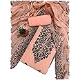 Sidhidata Cotton Women's Chanderi Embroidery Work Unstitched Salwar Suit Dress Material With Chanderi Embroidered Dupatta