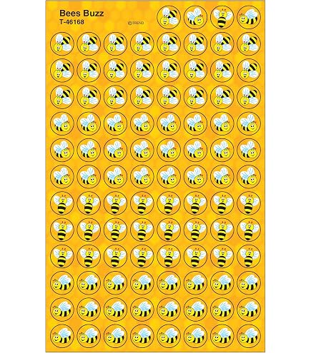 TREND ENTERPRISES Superspots Aufkleber Frühlingsblumen – 800 Sticker, Ca. 11 Mm, Säurefrei & Ungiftig