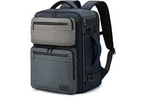 VANKEV Eurowings Ryanair EasyJet Wizz Air Handgepäck 40x30x20cm-24L, 45x36x20cm-32L, Sitzunter Rucksack für Reisen passt zu 15,6 Zol Laptops