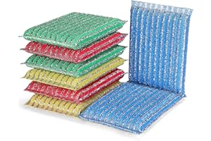 ovwo Estropajo Cocina - 8 Piezas Esponjas Scrub Mejoradas, Ideal para Platos, Ollas, Fregadero