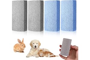 CVASNF 4 Stück Trimmstein für Hunde, Bimsstein Hund Trimmen Haustier Bimsstein Fußpflege Pumice Stone Haarentfernung Tierhaare Hornhautentferner Werkzeug für Couch Möbel Bettwäsc