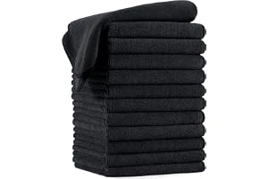 POLYTE Salonghandduk Mikrofiber Snabbtorkande 340 GSM 40,6x73,7 cm 12 st