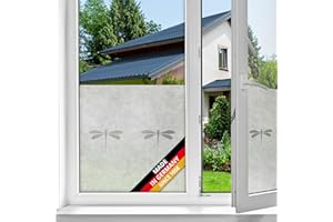 d-c-fix Pellicola adesiva per vetri finestre privacy Nibella adesivo statico premium oscurante opaca decorative impermeabile per cucina, casa, ufficio, bagno, doccia carta 45 cm x 1,5 m