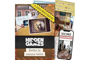 Hidden Games Luogo del Reato – Sotto lo stesso tetto – Gioco poliziesco, simile a Escape Room per il tavolo, risolvi un caso, gioco poliziesco, caso da risolvere, cold case