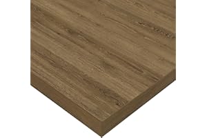 ‎POKAR POKAR Tischplatte 175x80 cm | Schreibtischplatte 25 mm Stärke | Ideal für höhenverstellbare Schreibtische und Esstisch | Robuste und Langlebige | Made in Europe | Eco Eichen Davos