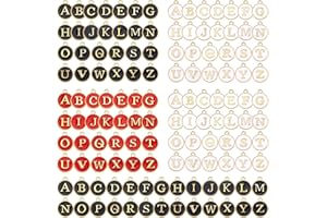 BEEFLYING ciondoli smaltati alfabeto A~Z ciondoli smaltati iniziali 26 ciondoli lettera perline per collana braccialetto gioielli fare artigianato fai da te fornitori