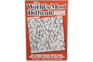 Paul Lamond Games Worlds Most Difficult Jigsaw Puzzle Dalmatians, white and black