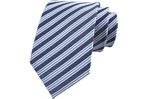 Rosiika Men's Modern Striped Plaid Patterned Formal Ties College Daily Woven Wedding Neckties