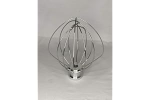 WELIKEKITCHEN Fouet de rechange pour robot Kitchenaid Artisan 5KSM150, 5KSM125, 5KSM175, 5KSM156, 5KSM185