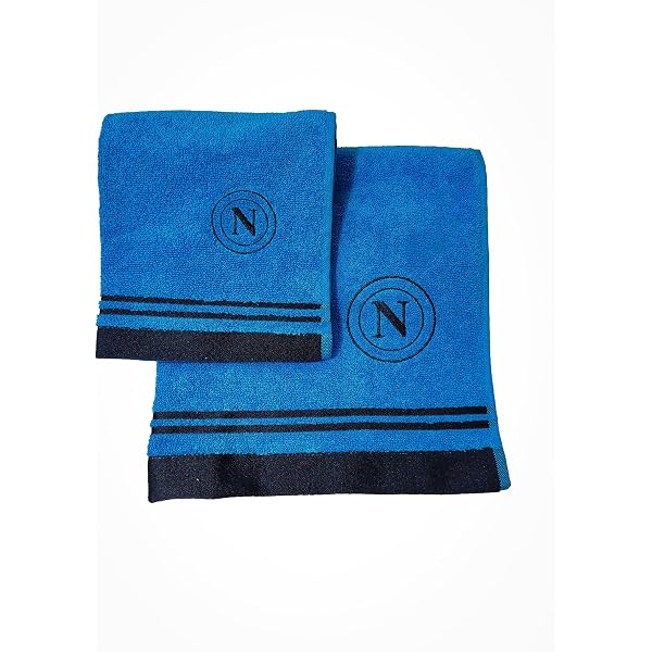 Écharpe Officielle SSC Napoli – Jacquard 100% Acrylique – Bleu Clair, Blanc, Bleu