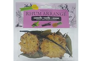 KREOL974 Préparation pour rhum arrange ile de la REUNION CANNELLE -VANILLE-ANANAS