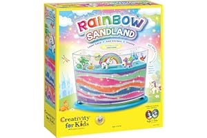 Creativity for Kids Rainbow Sandland - Make Your Own Sensory Sand Art for Kids - Arts and Crafts for Kids Age 6+