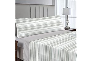 IN NICE Juego de Sabanas 3 Piezas 105x200 - Poliéster Microfibra - Sábana Bajera, Sábana Plana y 1 Funda de Almohada(Cama 105, CANDAS Gris)