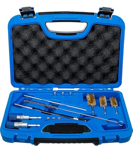 CCLIFE Diesel Rücklaufmengen Tester CDI Common rail Injector Prüfer Prüfgerät Injektoren mit 24 Adapter und neu Adapter