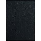 Pavo Einbanddeckel-Lederoptik DIN A4, 250 g/m², 100-er Pack, schwarz