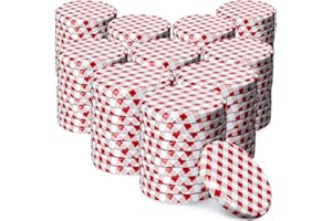 Couvercle à vis Kadax FI82 mm, ensemble de couvertures à tour de torsion en métal, couvercle de remplacement pour pots Mason, couvercle avec 6 dents de colonne montante pour les pots de lutin