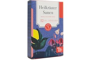 MAGIC GARDEN SEEDS Medicinal herb Seeds - 12 Open pollinated Varieties - Traditional & Beneficial - Beginner Seed kit to Grow in a Raised Bed, in Large pots or in The Garden