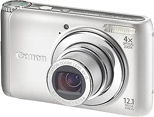 Canon PowerShot A3100 IS Digital Camera - Silver (12.1MP, 4x Optical Zoom) 2.7 Inch LCD