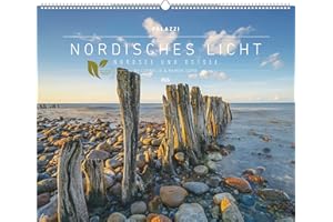 Palazzi - Nordisches Licht 2026 – Wandkalender 60×50 cm mit 12 Monatsblättern, Poster-Kalender mit Meeres- & Küstenfotografie: Nordsee und Ostsee