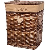 IKEA BRANÄS Wäschekorb gefüttert; aus Rattan: Amazon.de: Küche & Haushalt