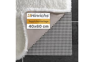 ‎HINRICHS Hinrichs Mata antypoślizgowa do dywanu 40 x 60 cm – podkładka pod dywan z możliwością przycięcia, antypoślizgowa, w zestawie 12 podkładek filcowych