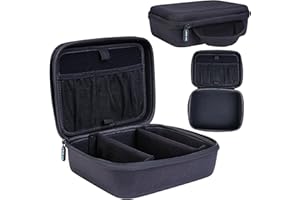 LENS-AID Organizer Case für Kamera- & Technik-Zubehör: Hard Case Tasche zur Aufbewahrung auf Reisen | Schutz für USB-Kabel, Akkus, Festplatte, Powerbank, Adapter
