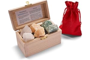 SPIRIT OF GAIA Kraft und Mut | 100% Natursteine | Premium Wassersteine | Deine Heilstein Edelsteinwasser Mischung | Quellwasser gereinigt