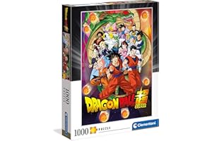 Clementoni Dragon Ball Z Ball-1000 pièces-Puzzle Adulte-fabriqué en Italie, 39600, No Color