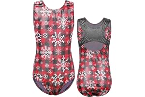 BAOHULU Leotards Girls Gymnastics Embroidery Shiny Aqua Rose Diamond Dance Clothes